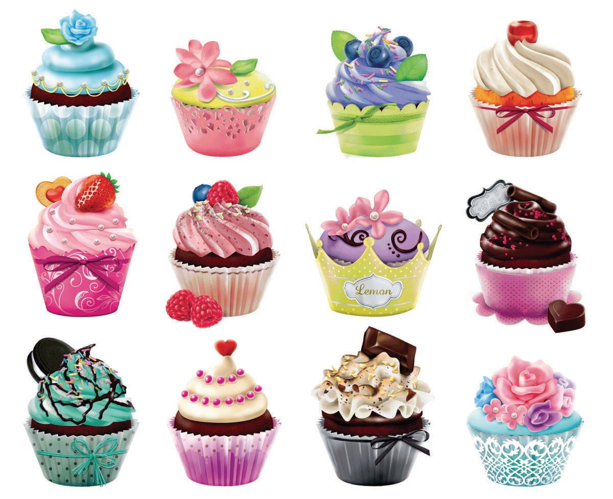 Cra-Z-Art 12 Puzzles de Petits Gâteaux, 500pcs