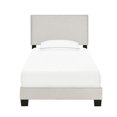 thumbnail image 1 of Twin Nail Trim One Box Bed - Fog Gray, 1 of 8