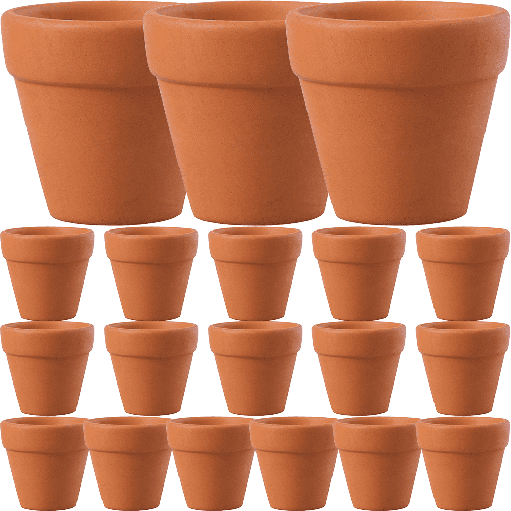 20 Pcs Terra Cotta Pots Terracotta Planters Indoor Pots Plants Bonsai Pots Ceramic Flower Pot Clay Planter Pots Succulent Plants