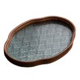 thumbnail image 1 of GROWTH TANK Begonia Flower Glass Tray Snack Countertop Bread Fruit Desk Tray Decorative Tray Clear Small, 1 of 9