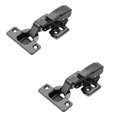 thumbnail image 4 of Shisuyan Stainless Steel Drawer Cabinet Hinges Black 2Pcs 4.7x2.2in, 4 of 8