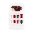 thumbnail image 1 of ziyahi False Nail Wearable Perfect Matching Simple to Wear No Irritating Odor Fake Fingernail Breathable Press Type Adjustable Paster Type 16 Type 7 F741 1Set, 1 of 6