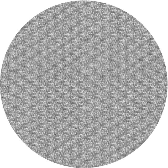 Ahgly Company Tapis d'Intérieur Lavable à la Machine, Carré, Transitionnel, Gris, Tapis de Zone, 3 Pieds Carré