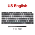 thumbnail image 3 of New A1932 Key Keycaps Keys Cap butterfly Keyboards Repair For Macbook Air Retina 13inch 2018 2019 Year Czech, 3 of 6