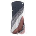 thumbnail image 5 of EQWLJWE Longue Robe pour Femmes Femmes Grande Taille Décontractée Imprimée Col en V Manches Courtes Ample Longueur Genou Robe, 5 of 5