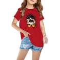 thumbnail image 2 of Économies d'Été! SROBPTY T-Shirts à Manches Courtes pour Tout-Petits, T-Shirt Mode à Col Rond Imprimé pour Garçons et Filles Tout-Petits, Haut à Manches Courtes Rouge, 3 Ans, 2 of 5