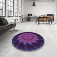 thumbnail image 4 of Ahgly Tapis Rectangulaire Lavable en Machine Intérieur Transitionnel Violet Foncé, 7 Pieds x 9 Pieds, 4 of 7