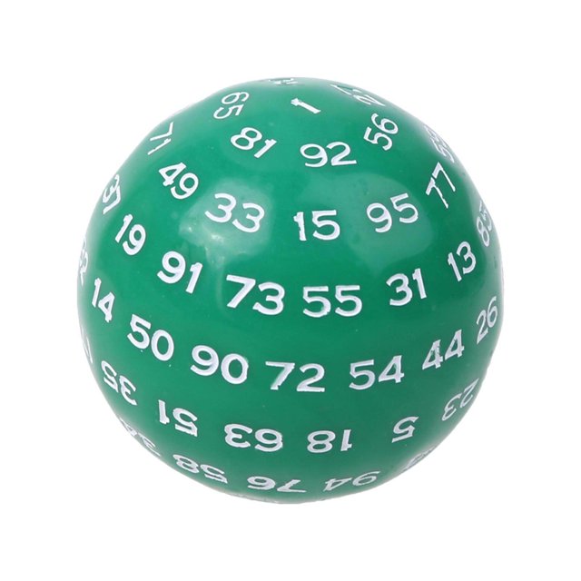 pitrice Acrylique dés Jeu Divertissement Famille Polyèdre dés Vert