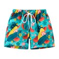 thumbnail image 1 of Toddler Baby Summer Swim Trunks Swimming Stretch Trunks Swim Shorts Cartoon Boy Swimwear Spring Beach Bathing Suits 4-5T, 1 of 3