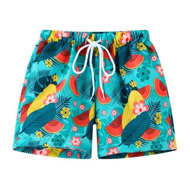Toddler Baby Summer Swim Trunks Swimming Stretch Trunks Swim Shorts Cartoon Boy Swimwear Spring Beach Bathing Suits 4-5T