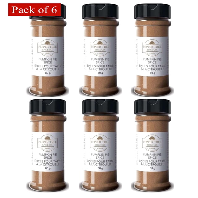 Encore Épices pour Tarte à la Citrouille 100 g (Lot de 6)
