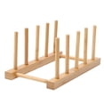 thumbnail image 1 of Agiferg Multifunctional Bamboo Kitchen Dish D rain Rack Tableware Storage Rack, 1 of 2