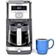 thumbnail image 3 of GE Drip Coffee Maker With Timer | 12-Cup Glass Carafe Coffee Pot With Adjustable Keep Warm Plate | Wide Shower Head for Maximum Flavor | Kitchen Essentials | Stainless Steel, 3 of 4
