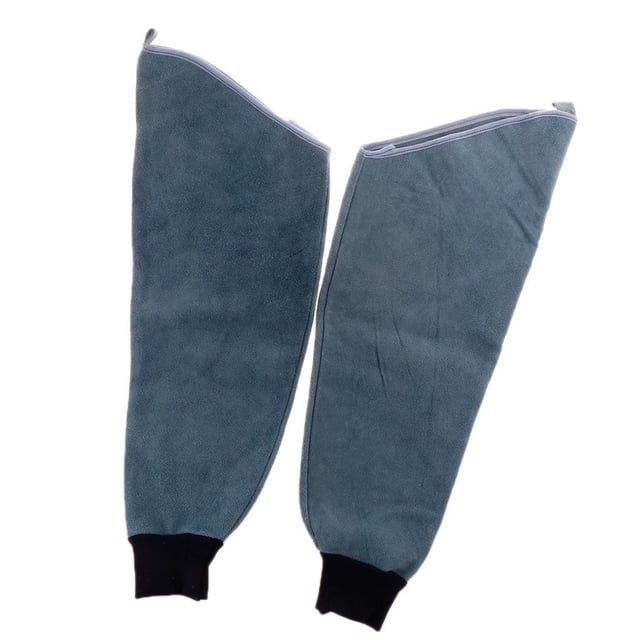 jinwen Heavy Duty Cuir de Vachette Soudure Manches Fendues de Protection pour Bleu