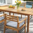 thumbnail image 5 of Gloucester Contemporary Patio Wood Dining Chair, 5 of 5