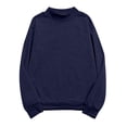 thumbnail image 2 of cllios Oversized Sweatshirt for Women Solid Color Mock Neck Tshirts 2024 Casual Long Sleeve Pullover Tops Basic Fall Tops, 2 of 8