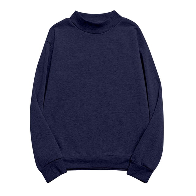 Jamicy Chandails d'Automne pour Femmes Cadeau pour Épouses Chandails Décontractés Surdimensionnés Col Rond Manches Longues Chandails à Enfiler Hauts Mode Automne 2025 Vêtements Légers T-Shirts