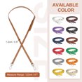 thumbnail image 2 of Uxcell Leather Purse Strap Replacement PU Adjustable Shoulder Crossbody Replacement Strap Earthy Yellow/Silver, 2 of 7