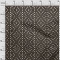 thumbnail image 2 of oneOone Polyester Lycra Fabric Ethnic Geometric Flame Stitch Print Fabric BTY 56 Inch Wide, 2 of 4
