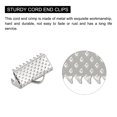 thumbnail image 4 of Unique Bargains 300Pack Ribbon Crimp Clamp Ends 10mm Cord End Clasp for DIY Craft Silver Tone, 4 of 7
