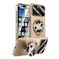 thumbnail image 2 of Pour iPhone 16 Plus, Étui avec Support, Couvre-Objectif d'Appareil Photo Compatible MagSafe, Étui de Téléphone Magnétique de Qualité Militaire avec Protection contre les Chutes pour iPhone 16 Plus, Étui Arrière Résistante aux Rayures, Desertgold, 2 of 6
