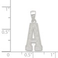 thumbnail image 2 of Pendentif Breloque Collier Monogramme Prénom Initiale Lettre A Délicat en Argent Sterling 925, 2 of 6