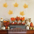 thumbnail image 2 of 50pcs Fabric Autumn Maple Leaves - Fall/Halloween Classroom Decoration, Reusable Seasonal Table Scatter, 2 of 6