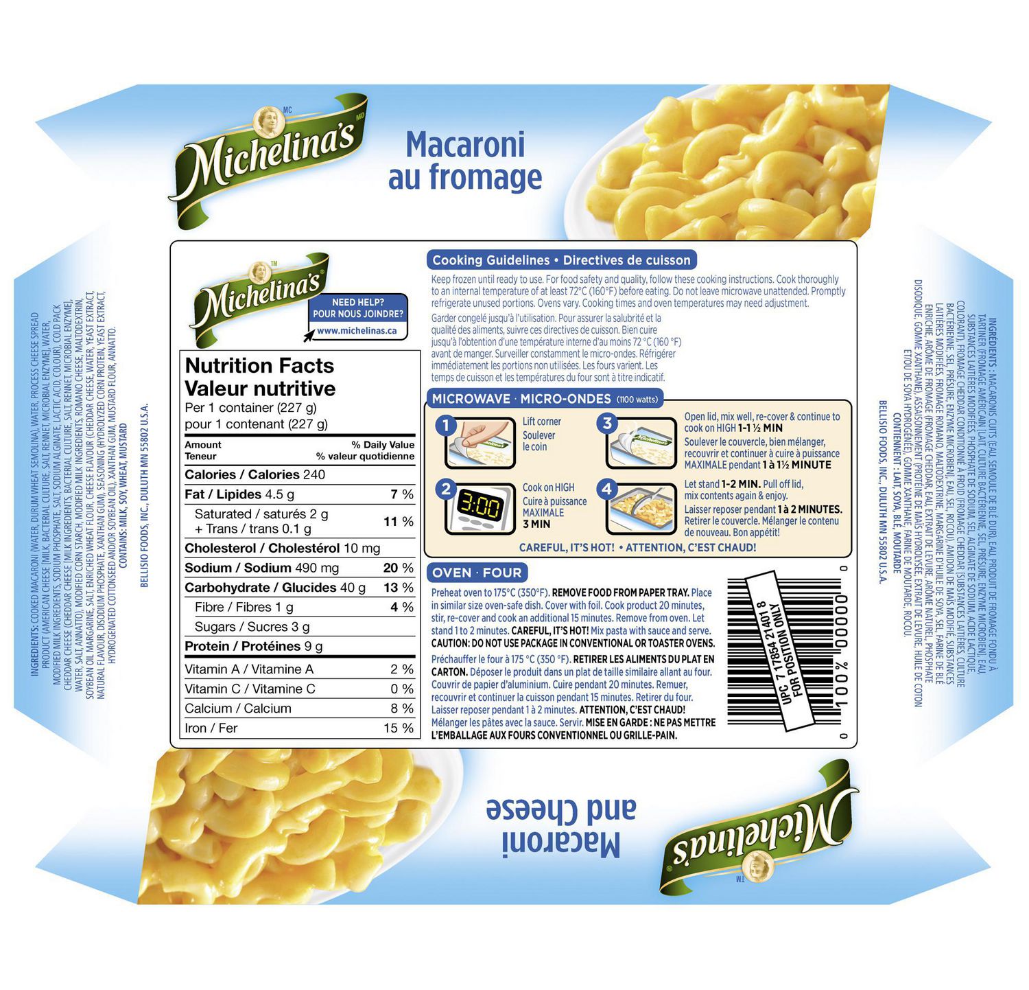 Michelina's Macaroni au fromage léger