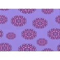 thumbnail image 1 of Ahgly Company Machine Washable Indoor Rectangle Transitional Bright Lilac Purple Area Rugs, 2' x 4', 1 of 7