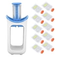 thumbnail image 1 of Baby Puree Maker Baby Food Masher Baby Food Processor Baby Food Maker Baby Puree Maker Efficient Easy Operation Easy To Clean Durable Safe Healthy Manual Baby Food BlenderBlue, 1 of 8