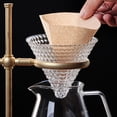 thumbnail image 3 of 100 Pcs V60 Cone Coffee Filters Paper Coffee Filters #2 Cone Paper Natural Coffee Filters, 3 of 5