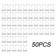 thumbnail image 1 of 50 Pcs Fixateur d'Aneth Vert pour Ligne Murale, Autocollant Fixateur Sans Traces, 1 of 7