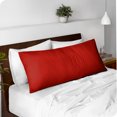 thumbnail image 1 of Bare Home Body Pillowcase - Zipper Closure - Ultra Soft - Double Brushed - Red, 1 of 7