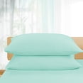 thumbnail image 3 of PiccoCasa 3 Pieces Microfiber Soft Breathable Duvet Cover Set Aqua Blue Queen, 3 of 7