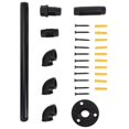 thumbnail image 2 of Industrial Pipe Towel Bar Heavy Duty Rustic Style Towel Rack for Bathroom, 2 of 6