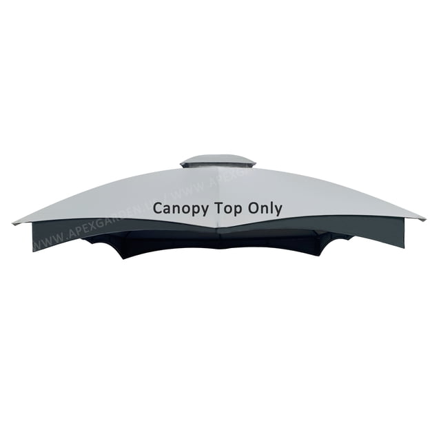 APEX GARDEN Toit de Rechange pour Auvent de Gazebo Lowe's Allen Roth 10'x12 Pieds #GF-12S004BTO/GF-12S004B-1