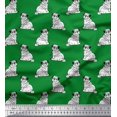 thumbnail image 1 of Soimoi Cotton Voile Fabric Pug Dog Print Sewing Fabric Yard 42 Inch Wide, 1 of 3