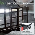 thumbnail image 4 of KFFKFF Cargo Carrier for Hitch Mount, 45.3"x25.6" Iron Rack with Foldable Ramp, Basket Hitch Rack with Secure Straps and Stabilizer, 500LBS Capacity Scooter Carrier Compatible with 2" Hitch Receiver, 4 of 9