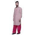 thumbnail image 2 of Atasi Kurta Pathani Classique à Col pour Garçons Chemise en Rayonne à Poche avant, 2 of 5