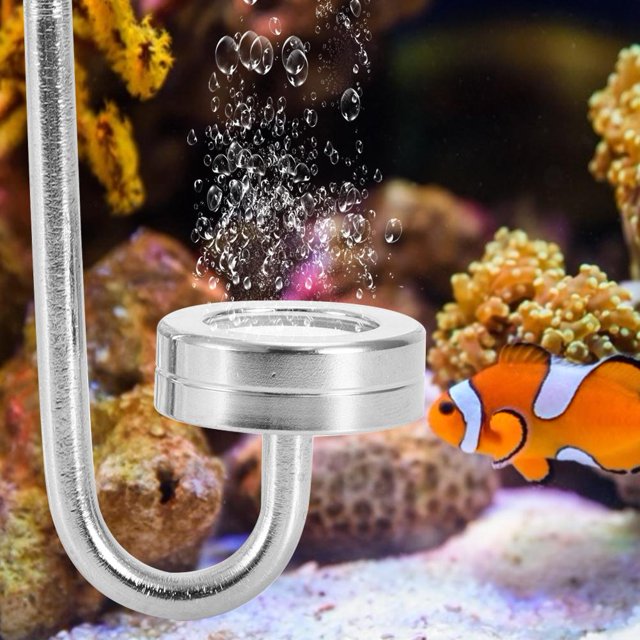 Rdeghly Aquarium Réservoir de Poissons Diffuseur de CO2 Kit Réacteur en Acier Inoxydable 304 Diffuseur en U