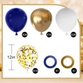 thumbnail image 2 of NACHLYNN 60 Packs Blue and Gold Graduation Party Confetti Balloons 12 Inches Navy Balloon for Birthday Baby Shower Wedding Graduation Party Decorations, 2 of 6