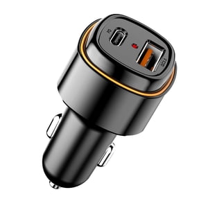 Adaptateur de chargeur de voiture PD 20W & USB 18W Chargeur de téléphone mobile à double port 12-24V