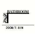 thumbnail image 3 of Fridja Sales Door Decorations BATHROOM Slogan Letters Door Decorations Slogan Decorative Hanging Signs Stylish Home Decoration Summer Refresh for Home, 3 of 6
