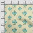 thumbnail image 1 of oneOone Cotton Poplin Fabric Floral Block Printed Craft Fabric BTY 42 Inch Wide, 1 of 4