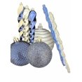 thumbnail image 2 of Tour d’ornement Holiday Time de 70 pièces en bleu, argent et blanc, 2 of 5