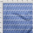 thumbnail image 3 of oneOone Cotton Poplin Medium Blue Fabric Abstract Sewing Craft Projects Fabric Prints By Yard 42 Inch Wide, 3 of 4