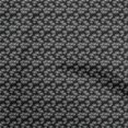thumbnail image 1 of oneOone Viscose Jersey Black Fabric Florals Sewing Material Print Fabric By The Yard 60 Inch Wide-B4, 1 of 4