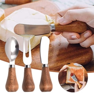 Jusqu'à 50% Départ ! TopLLC Couteau de beurre de support mignon, fourche, éponge trois pièces sur la clairance