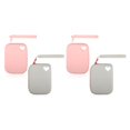 thumbnail image 4 of Thinsony 2pcs Dog Treat Pouch Safe Ingredients Durability And Easy To Clean For Training Grey+Pink 2Set, 4 of 6