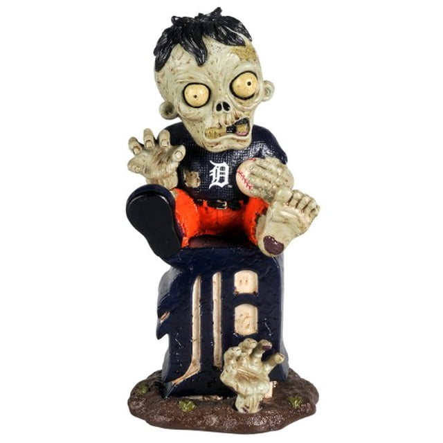 Detroit Tigers Zombie Figurine - On Logo